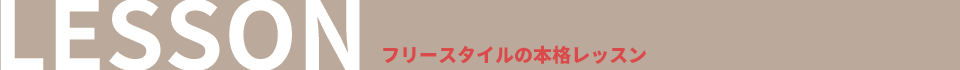 フリースタイルの本格レッスン